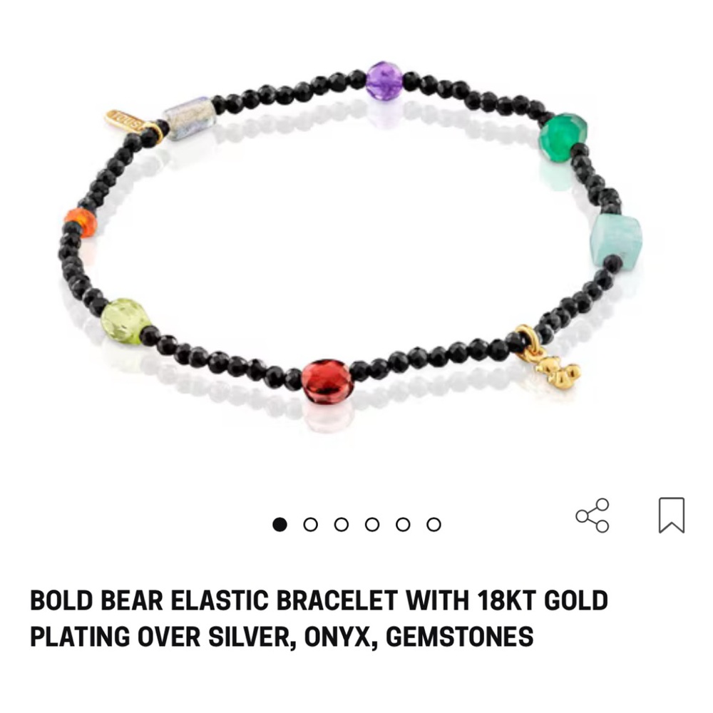 Tous Bold Bear with gemstones